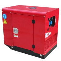 Дизельный генератор Амперос LDG12 E стартер в кожухе  фото