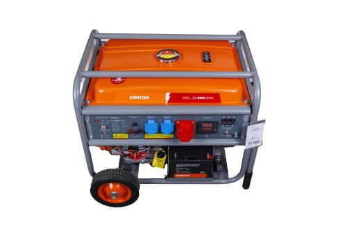 Бензиновый генератор КРАТОН GG-6500-3РEM фото