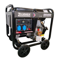 Дизельный генератор Zammer S6500D S6500D портативный фото