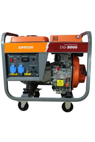 Дизельный генератор КРАТОН DG-3000 3 08 02 025 портативный фото