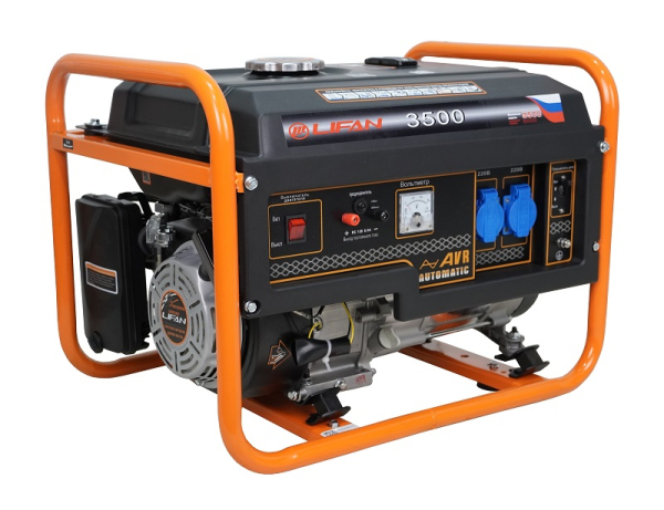 Бензиновый генератор Lifan 3 GF-6 (LF3500) передвижной фото