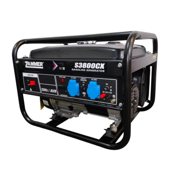Бензиновый генератор Zammer S3800CX портативный фото