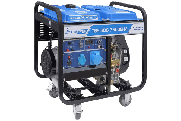 Дизельный генератор ТСС SDG 7500EHA 100026 портативный фото