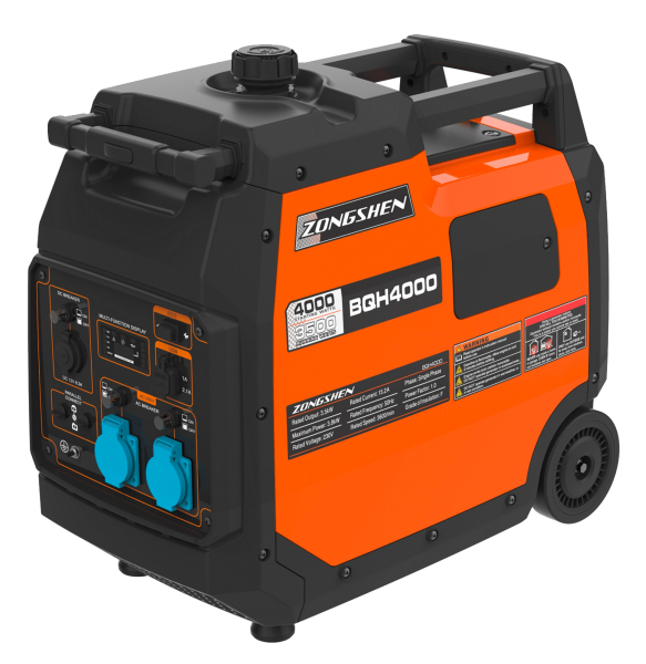 Бензиновый инверторный генератор Zongshen BQH 4000 E портативный фото