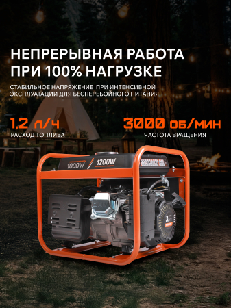 Бензиновый генератор PATRIOT GRS 1500 фото