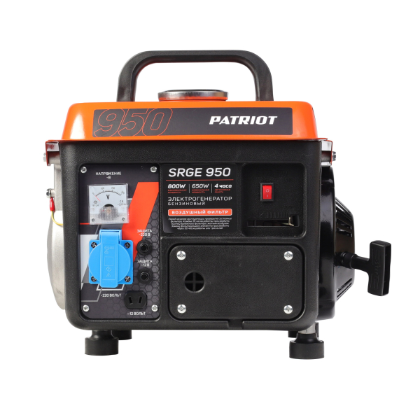 Бензиновый генератор PATRIOT SRGE 950 портативный фото
