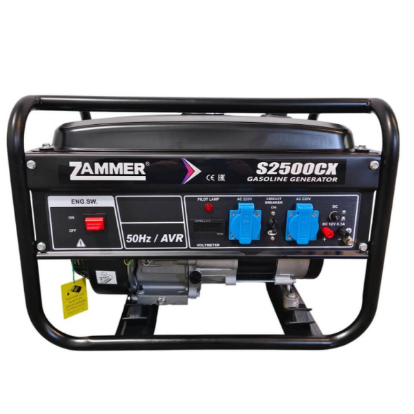 Бензиновый генератор Zammer S2500CX портативный фото