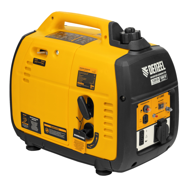 Бензиновый инверторный генератор DENZEL GT-1200iS портативный фото
