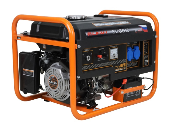 Бензиновый генератор Lifan 3 GF-7 (LF3500E) передвижной фото