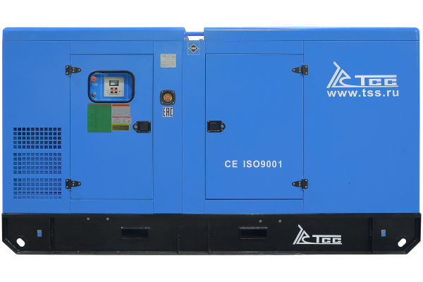 Дизельный генератор ТСС ЭД-150-Т400 в шумозащитном кожухе на прицепе 025139 фото
