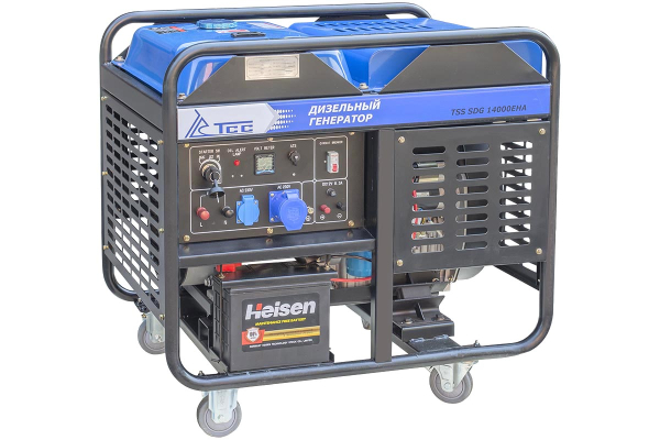 Дизельный генератор ТСС SDG 14000EHA в кожухе МК-3.1 111134 армейский фото