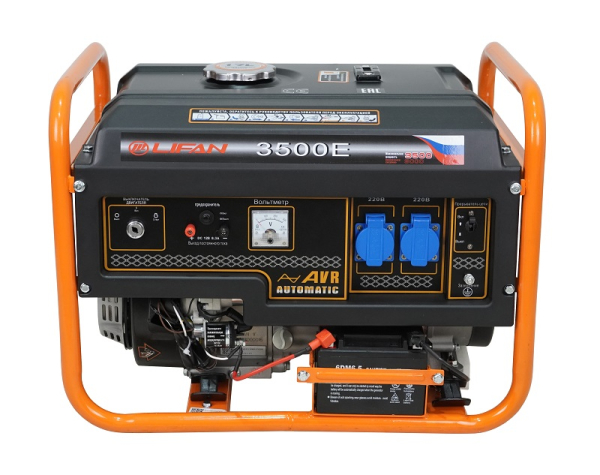 Бензиновый генератор Lifan 3 GF-7 (LF3500E) передвижной фото