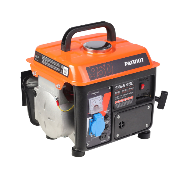 Бензиновый генератор PATRIOT SRGE 950 портативный фото