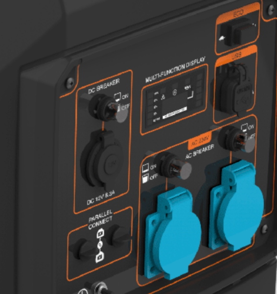 Бензиновый инверторный генератор Zongshen BQH 3500 E фото